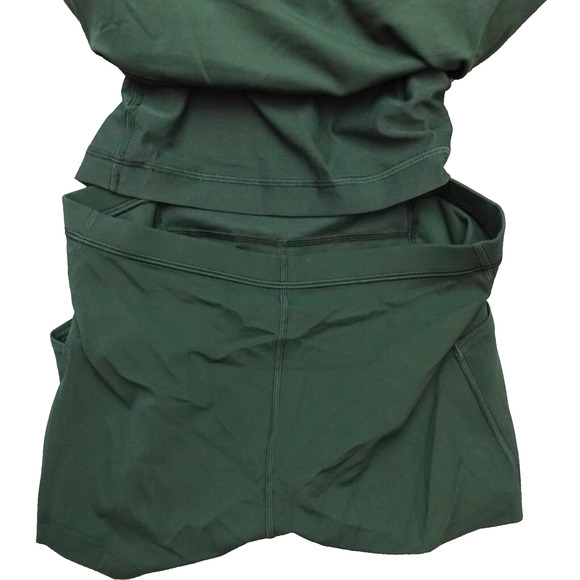 New Lululemon Size 4 Align Short Sleeve Dress 3" Liner Nulu LGYG Legacy Green - Picture 6 of 12